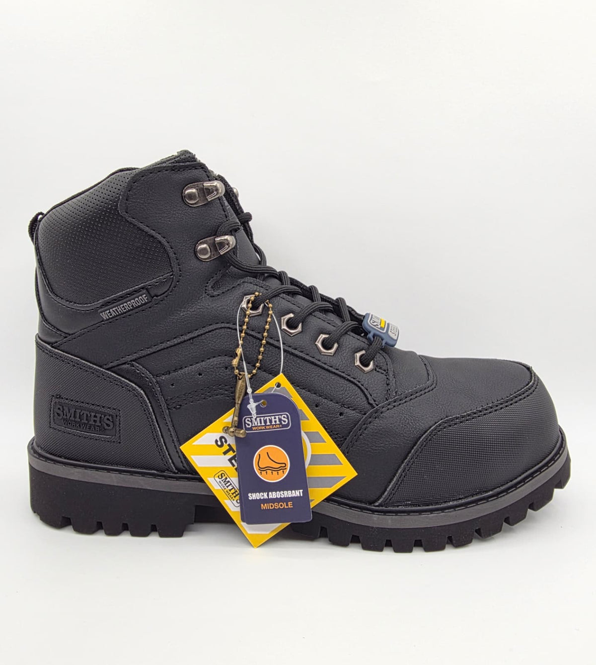 Steel Toe "Smith's Work Wear" (BARWICK) SA724021 Black – Front View