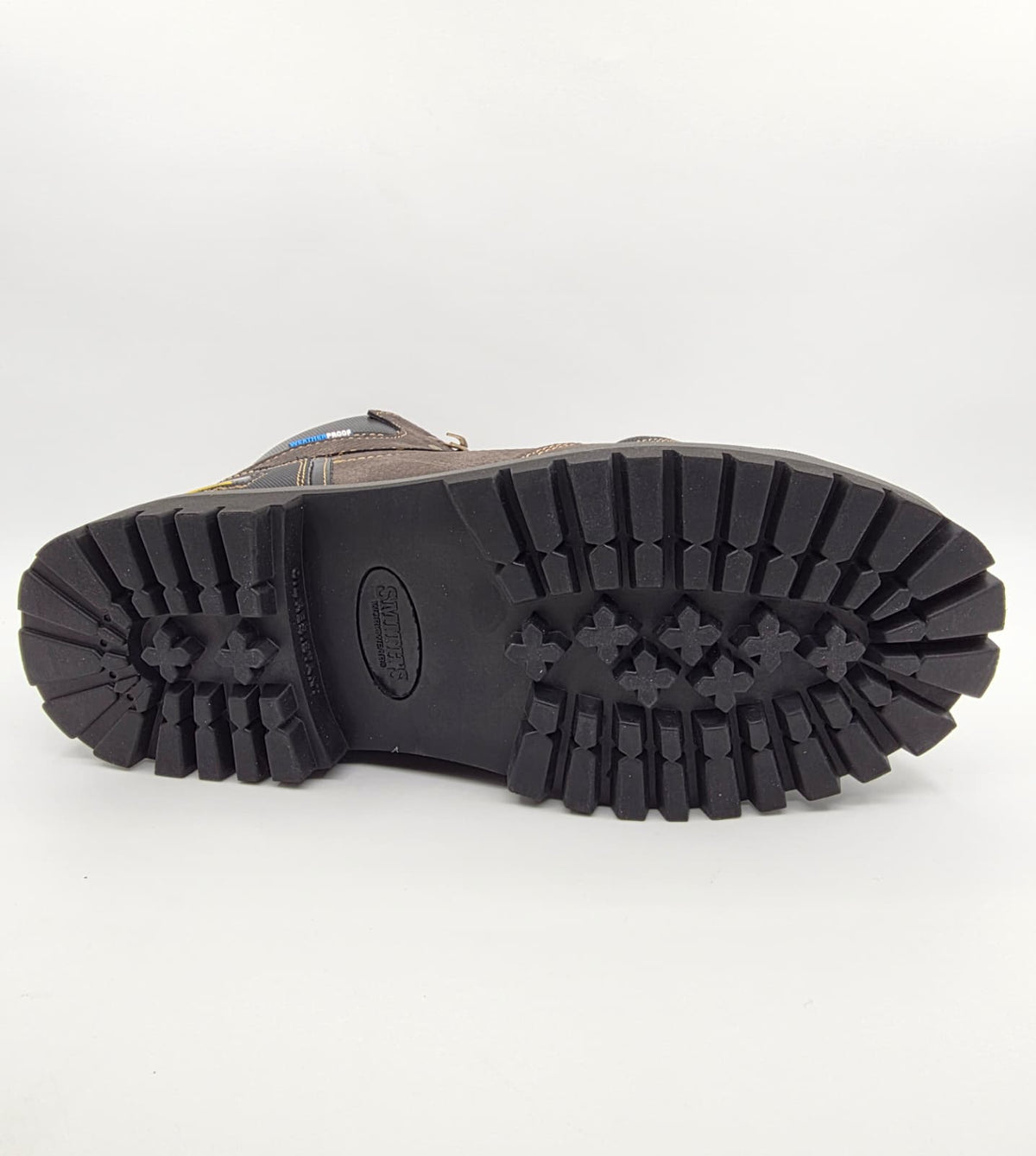 Steel Toe "Smith's Work Wear Barwick" SA724021 BROWN – Back View