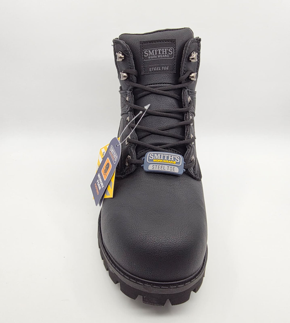 Steel Toe "Smith's Work Wear" SA724022 BERKELEY "BLACK" – Sole and Construction Detail