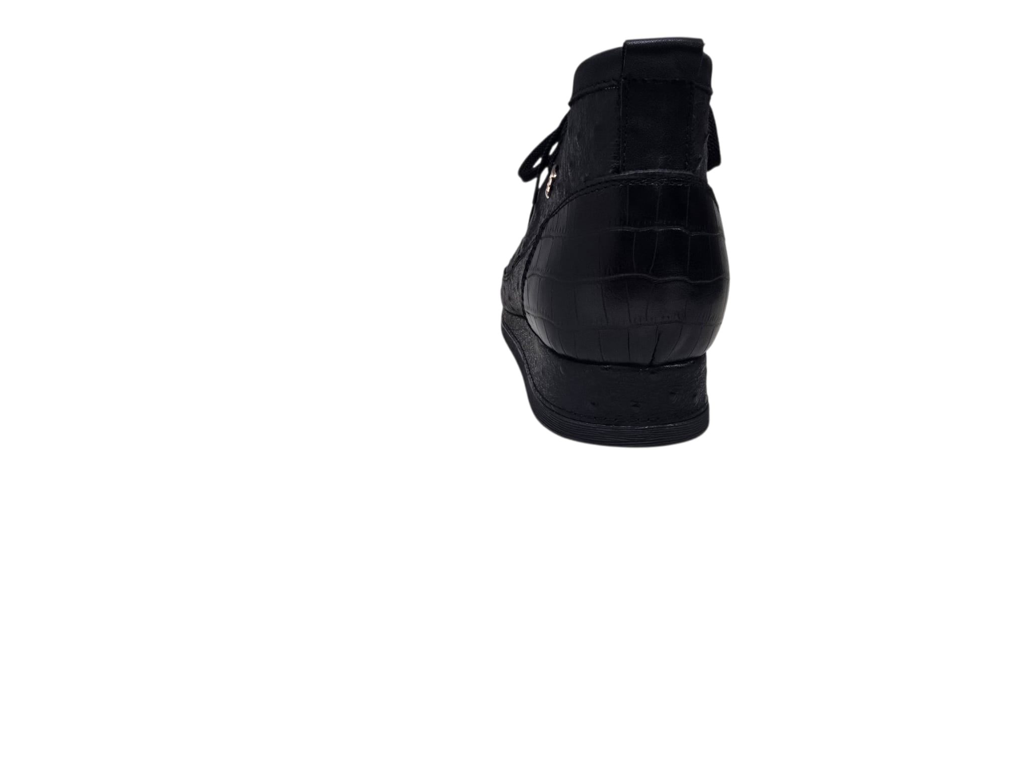 British Walkers New Castle Dual Exotic Men's Limited Edition Ostrich and Crocodile Print Leather Chukka Boot