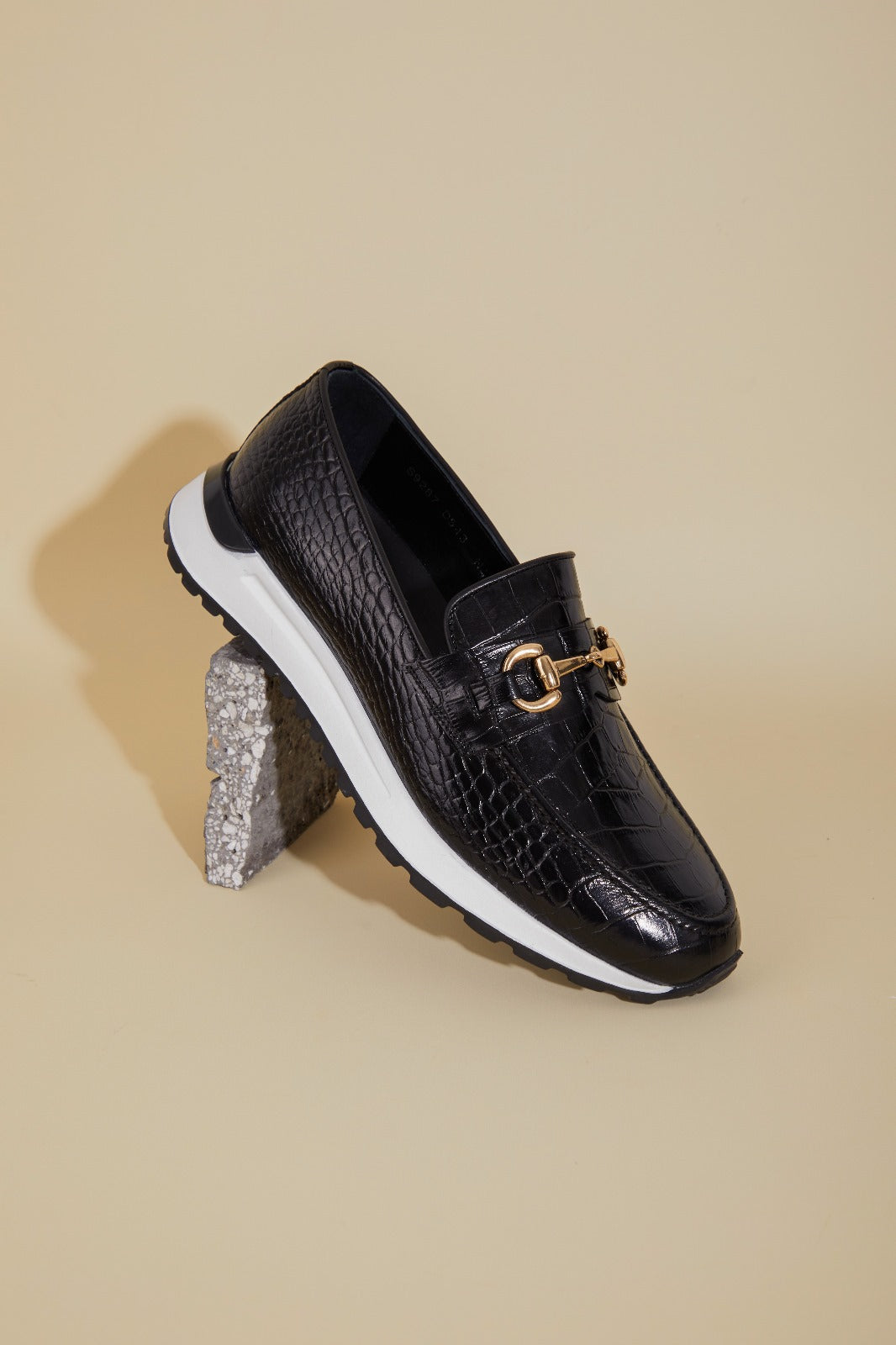 Vinci Leather The Padova Black Leather Men Sneaker – product view 8