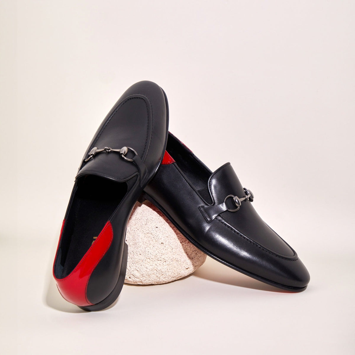 Vinci Leather The Maratea Black Leather shoe Bit Loafer Men Shoe – product view 8