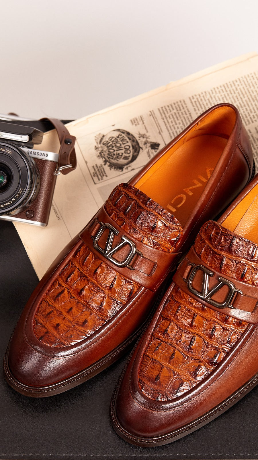 Amsterdam Tan Bit Loafer Men Shoe