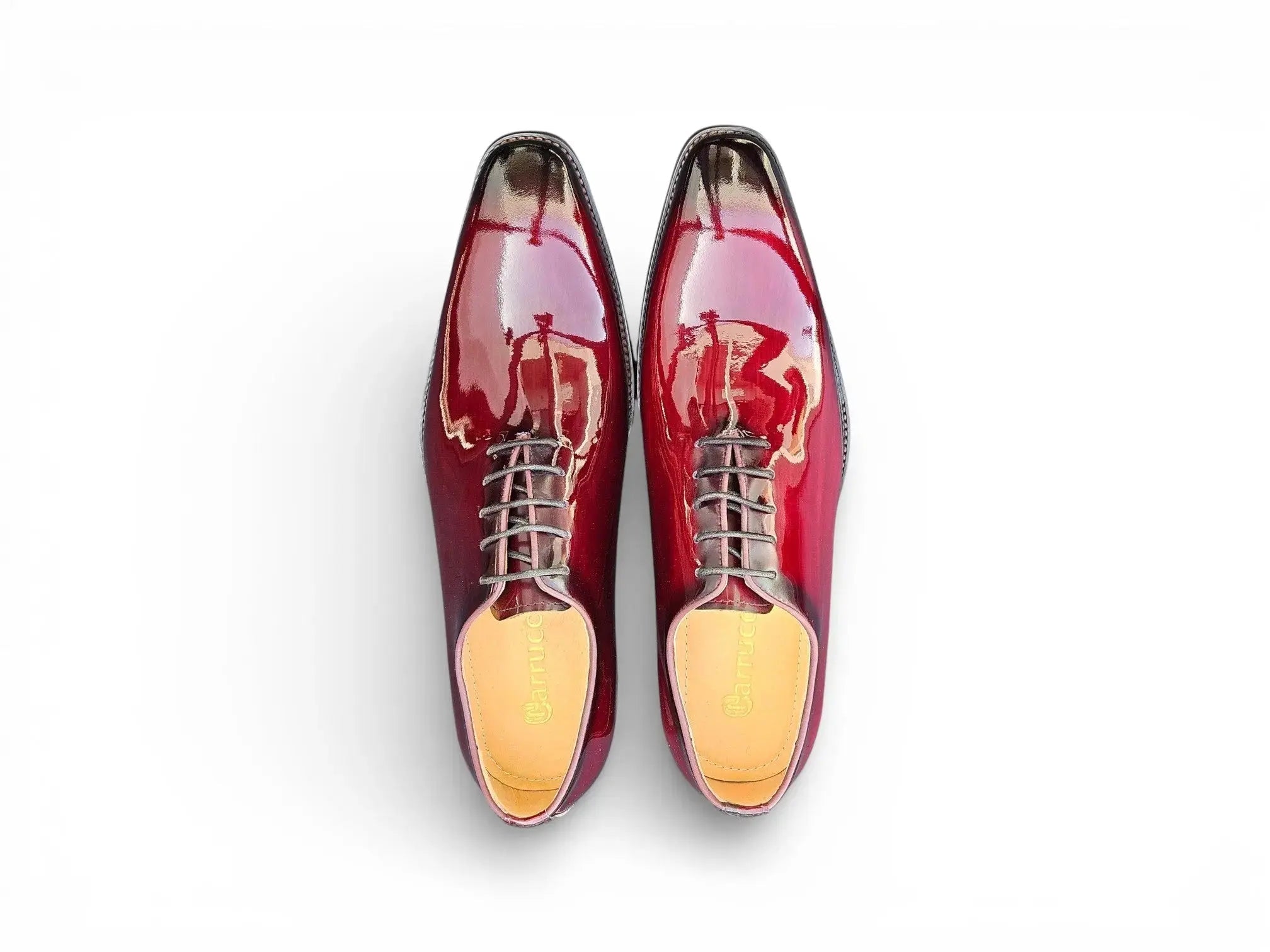 Carrucci Shoes KS Wholecut Burnished Oxford Patent Leather KS503 101P view 20