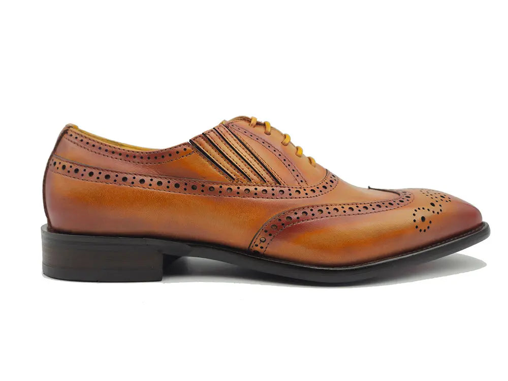 Carrucci Shoes Ks Wingtip Slip On Oxford Classic Leather KS509 18 view 15