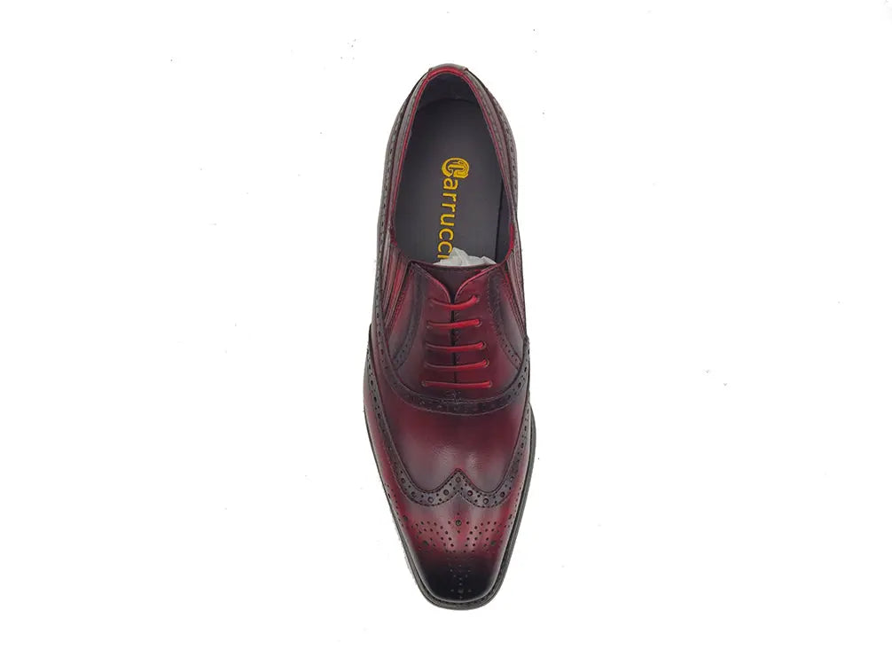 Carrucci Shoes Ks Wingtip Slip On Oxford Classic Leather KS509 18 view 19