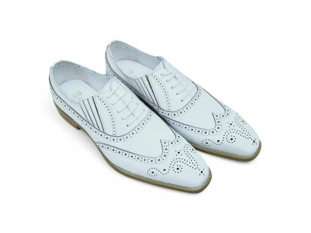 Carrucci Shoes Ks Wingtip Slip On Oxford Classic Leather KS509 18 view 20