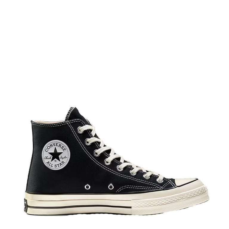 Converse Chuck 70 Men's Sneakers — Black/Black/Egret Canvas High-Top