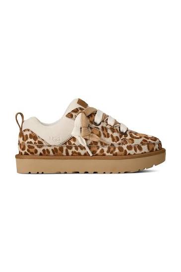 UGG Lowmel Plains Women's Sneakers — Brown/Tan Suede Low-Top