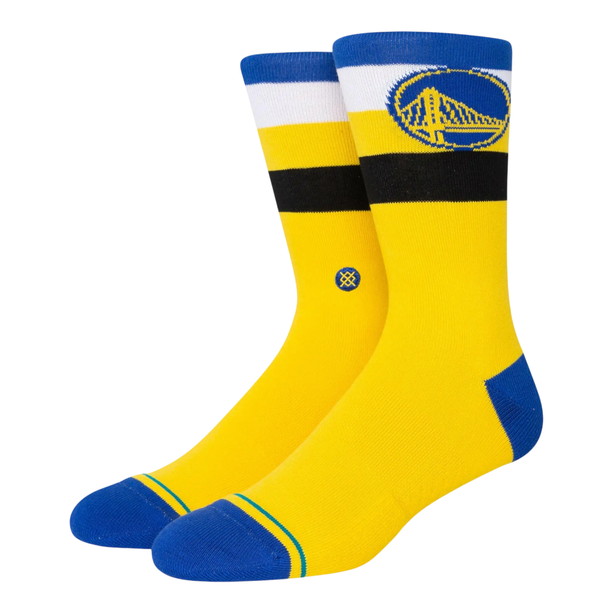 Stance Warriors ST Men's Crew Socks — Yellow/Royal