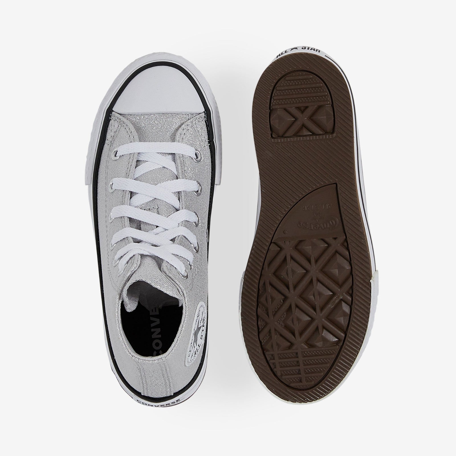 Converse Chuck Taylor All Star Eva Lift Kids' Sneakers — Light Gray