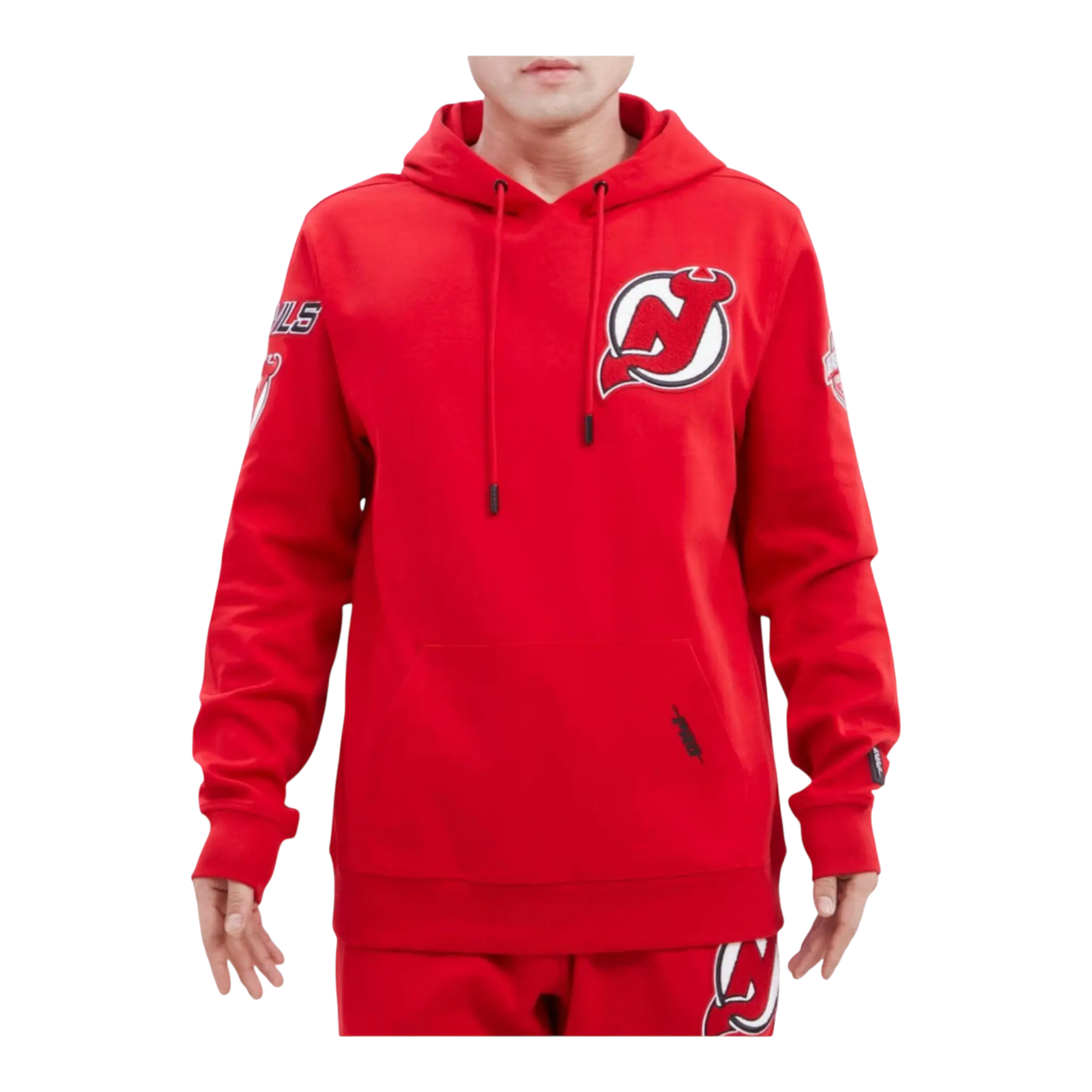 Pro Standard NHL New Jersey Devils Classic Pull-Over Men's Hoodie — Red