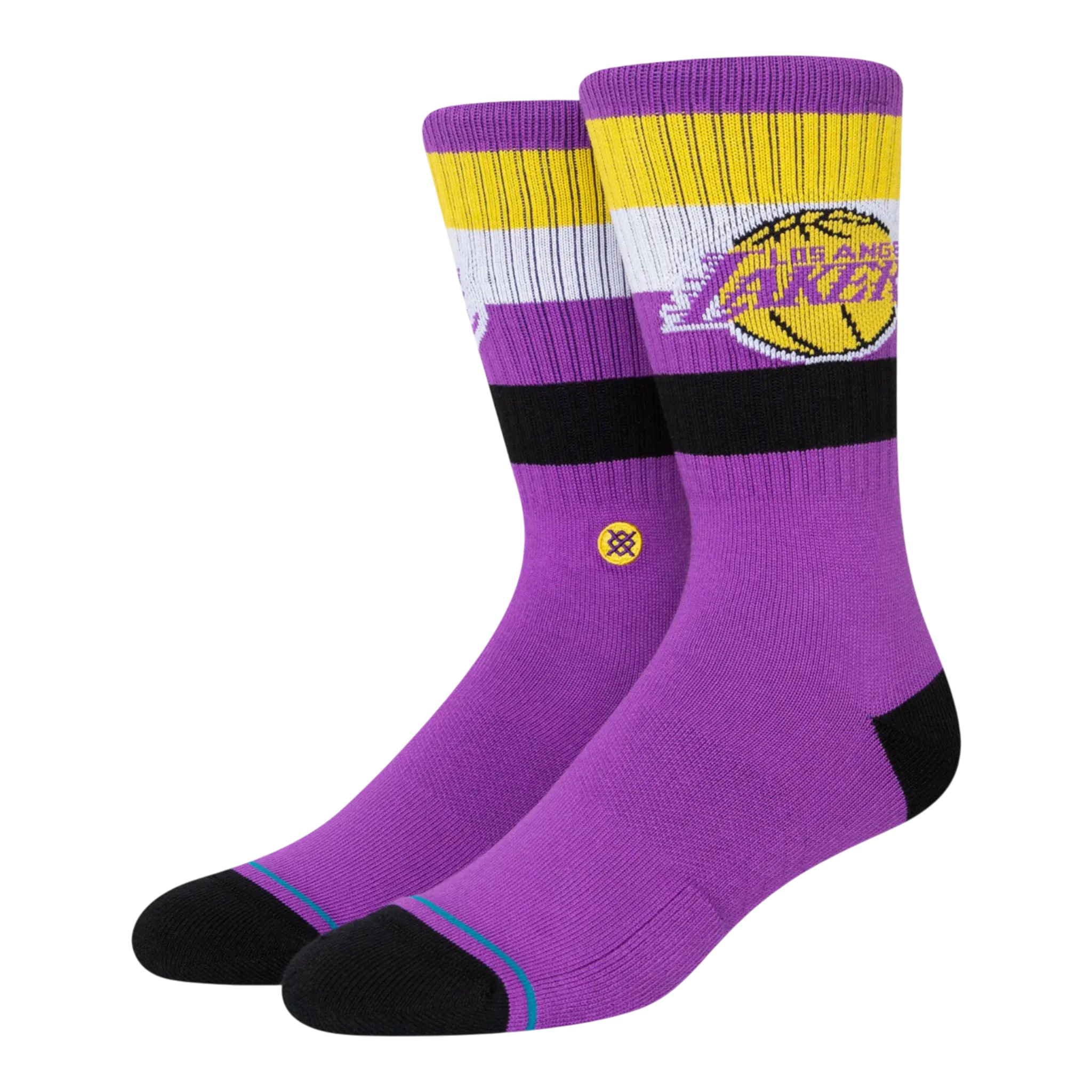 Stance Lakers ST Men Crew Socks Purple