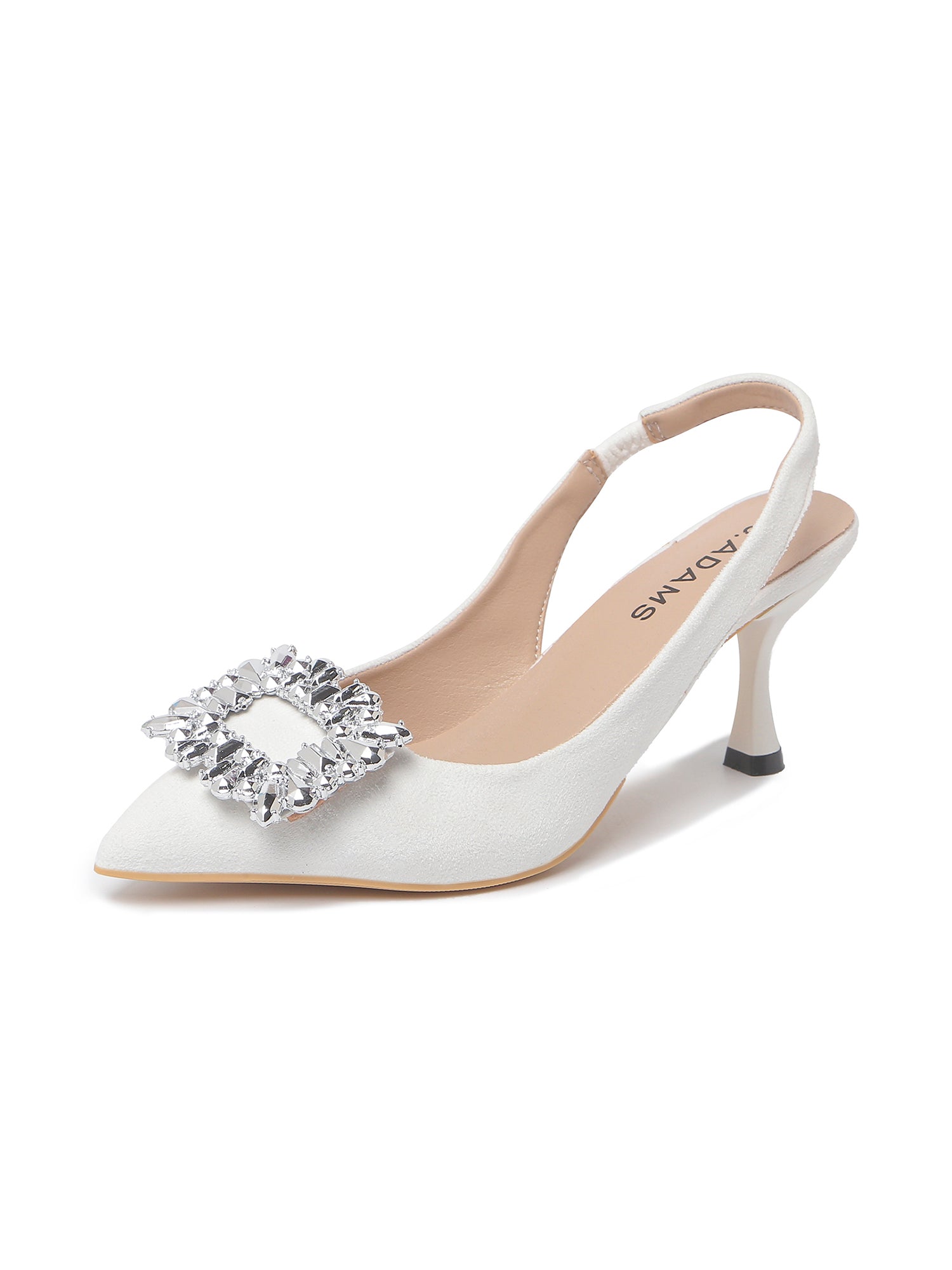 Abigail | White Suede