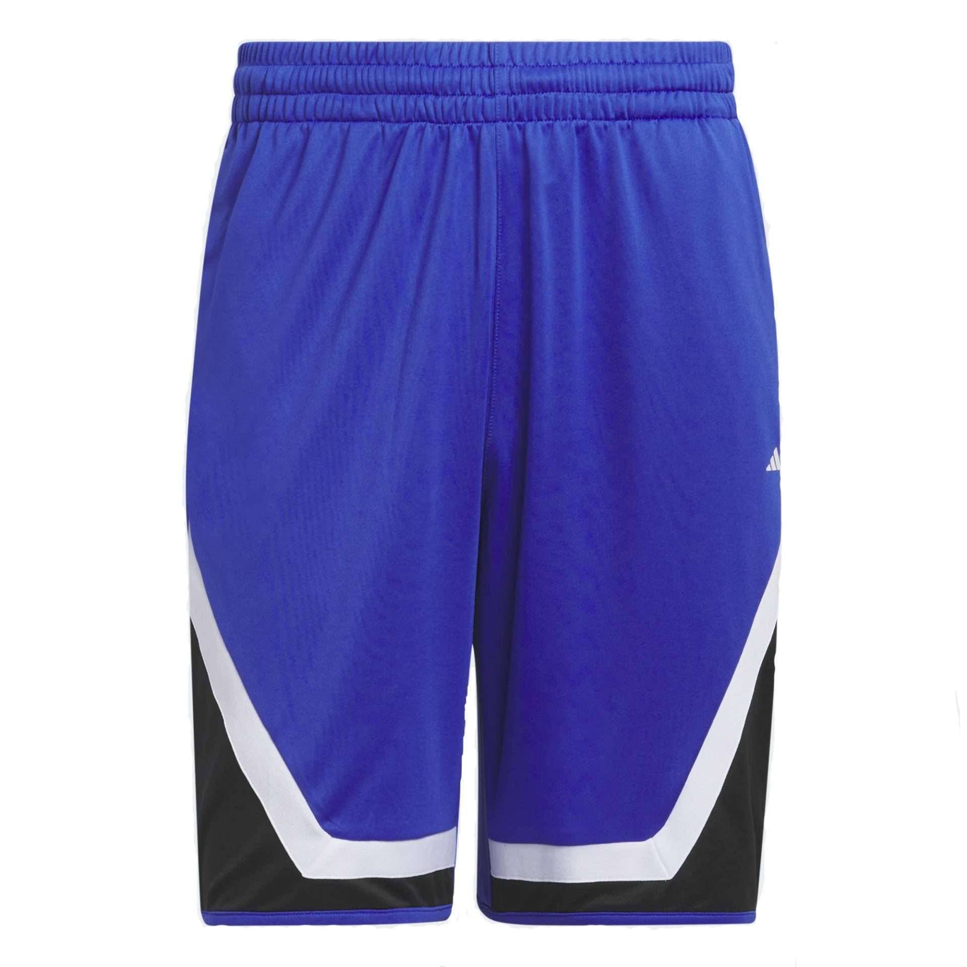 adidas Men's Pro Block Basketball Shorts - Semi Lucid Blue / White