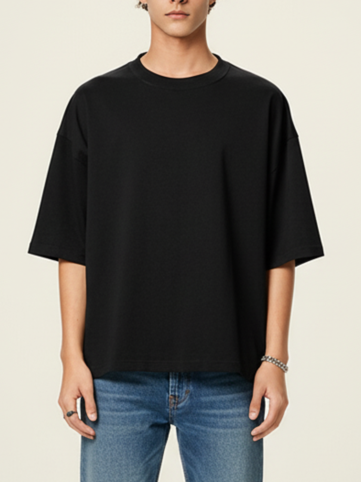 Apollo Moda Aero Boxy Crop Tee – product view 2