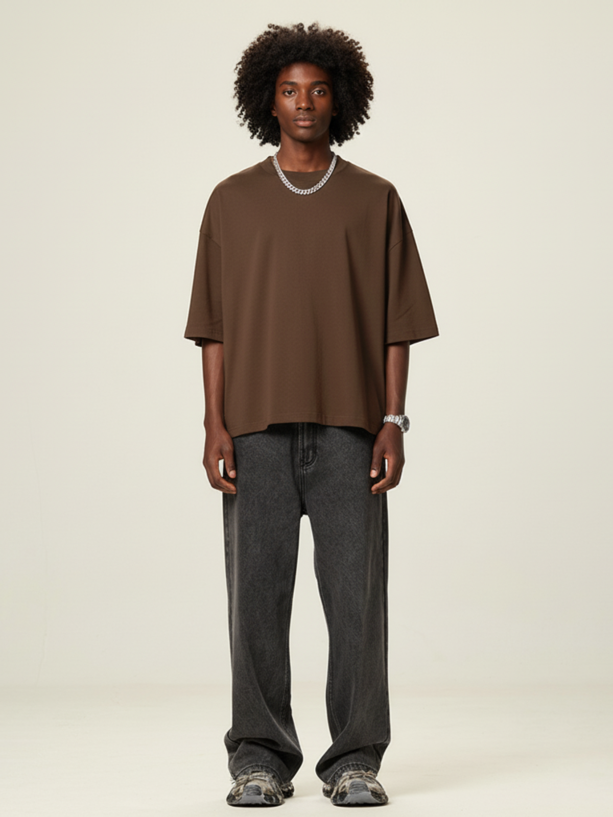 Apollo Moda Aero Boxy Crop Tee – product view 4