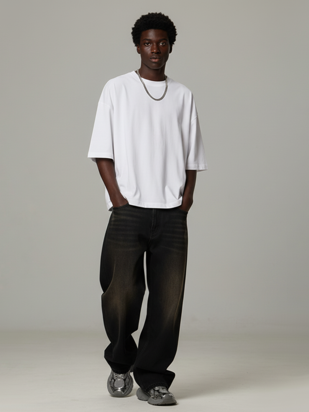 Apollo Moda Aero Boxy Crop Tee – product view 2
