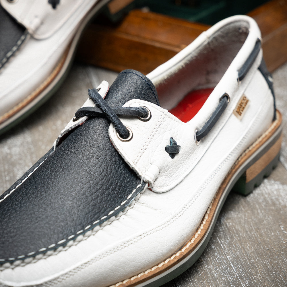 Amalfi Navy / White