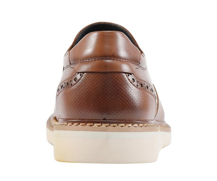 Amali Clyde Hybrid Slip On Shoes Men’s Leather Cognac