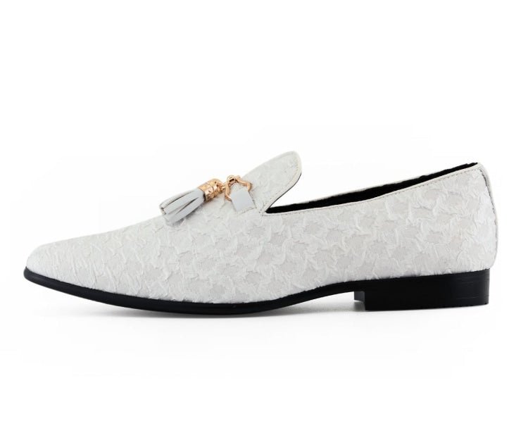 Amali Elegant Tassel Shoes For Men Quilted Design