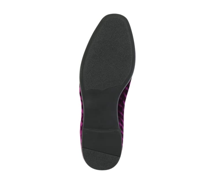 Amali Felix Burgundy Velvet Smoking Slippers