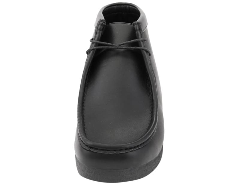 Amali Jason Men's Black Leather British Style Chukka Boots
