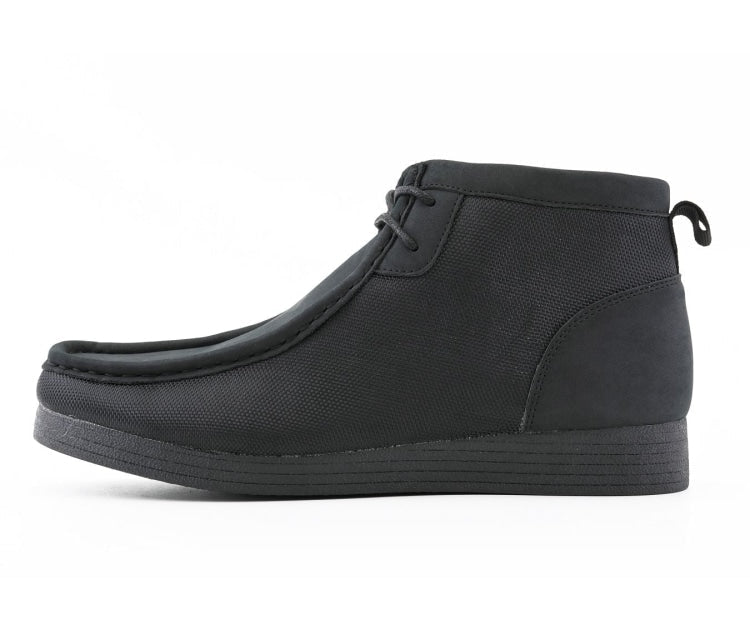 Amali Jason Men's Black Suede British Style Chukka Boots