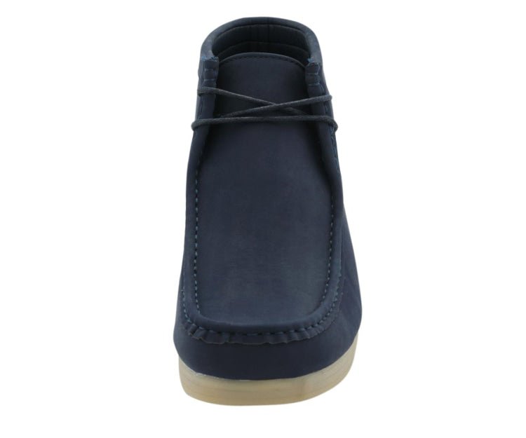 Amali Jason Men's Navy Blue Suede British Style Chukka Boots