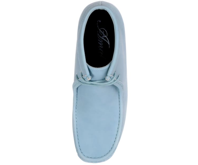 Amali Jason Men's Sky Blue Suede British Style Chukka Boots