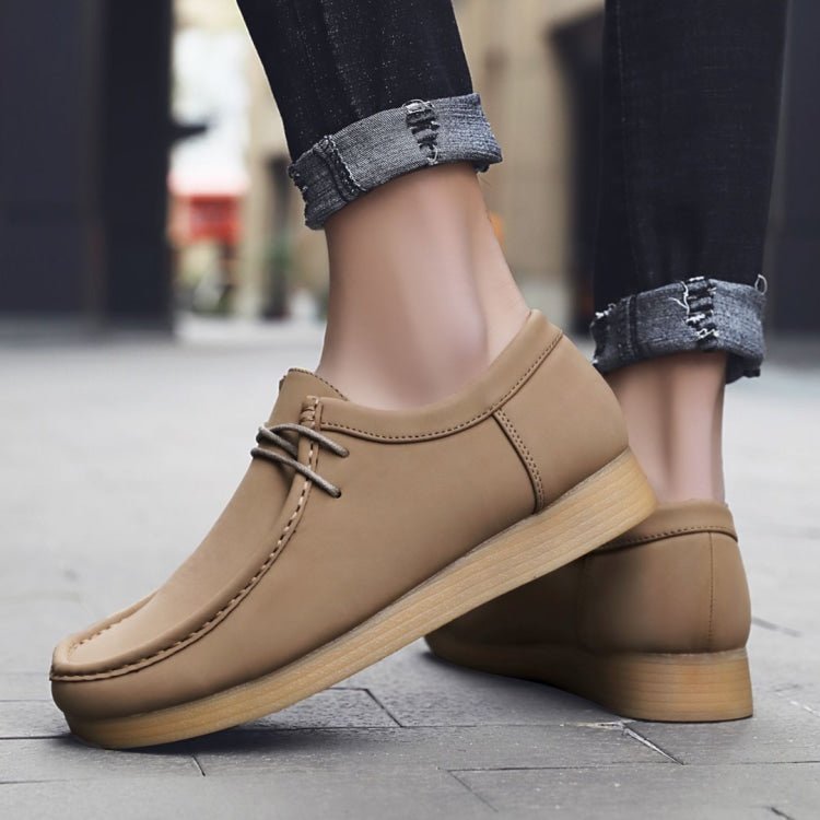 Amali Jason Men's Tan Suede Low Top Oxfords British Style Chukka Boots