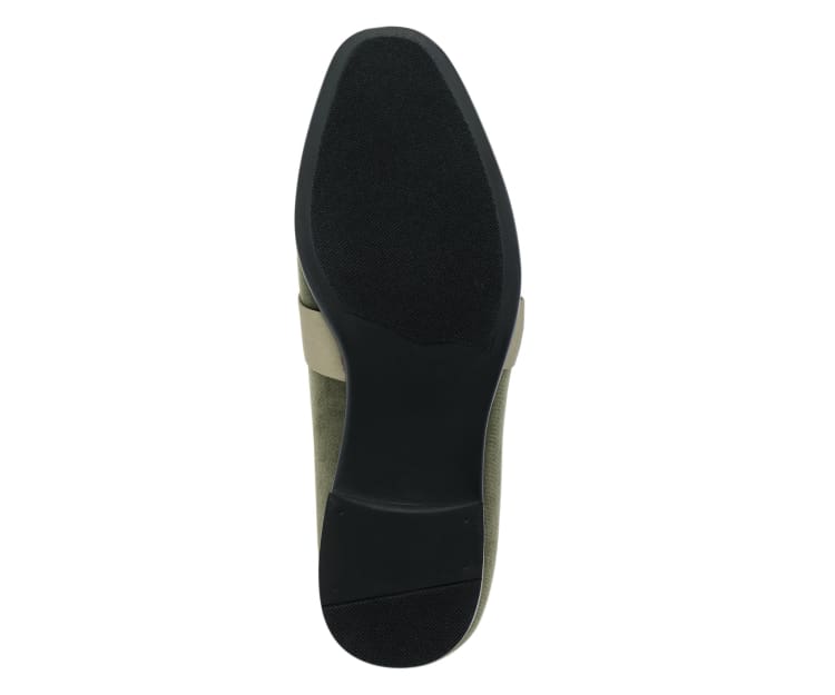 Amali Knight Men’s Olive Suede Velvet Casual Loafers