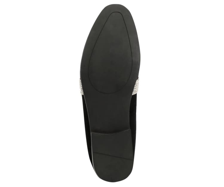 Amali Monarch Regal Noir Velvet Loafers Men’s Black Velvet