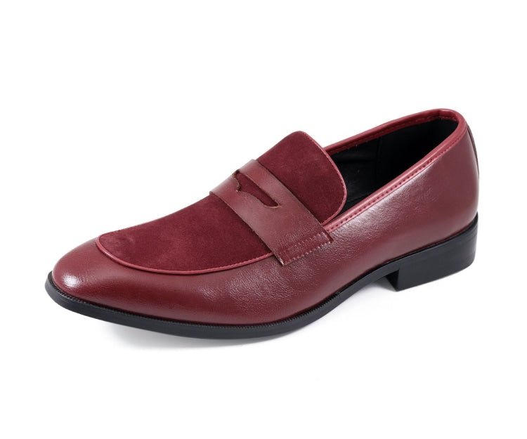 Amali Rian Red Luxe Loafers Men’s Leather
