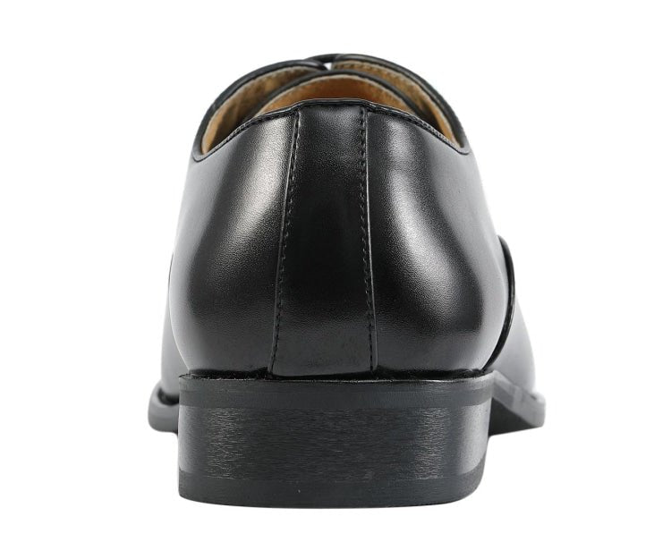 Amali Shoes Conrad Black Oxfords Men’s Leather