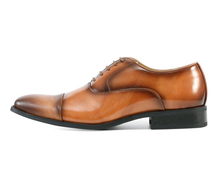 Amali Shoes Conrad Tan Men’s Leather Oxfords