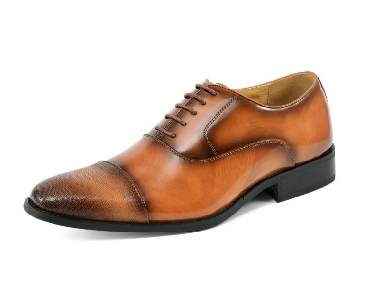 Amali Shoes Conrad Tan Men’s Leather Oxfords