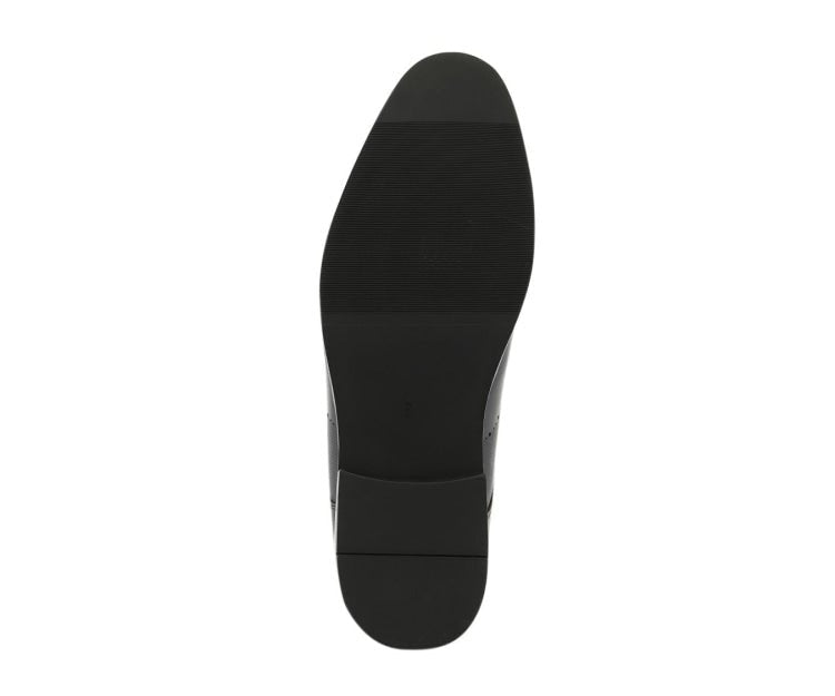 Amali Shoes Luke Wingtip Dress Shoes Men’s Leather Black