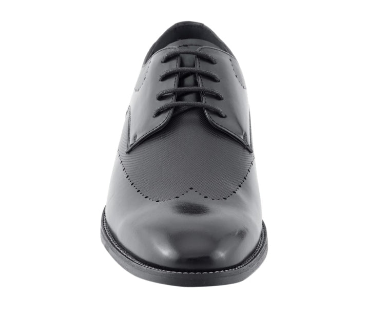 Amali Shoes Luke Wingtip Dress Shoes Men’s Leather Black