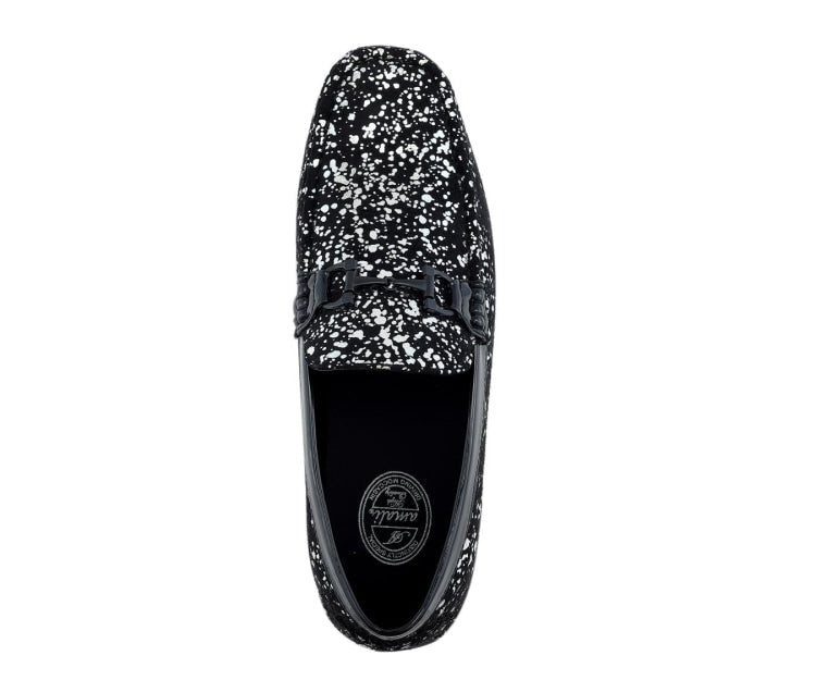 Amali Shoes Monty Luxe Moccasins Men’s Black