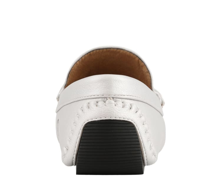 Amali Trentino Luxe Silver Loafers Men’s Casual Moccasins