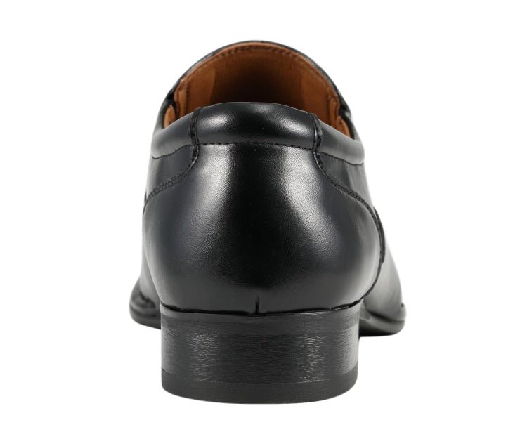 Amali Victor Luxe Moc Toe Loafers Men’s Leather Black