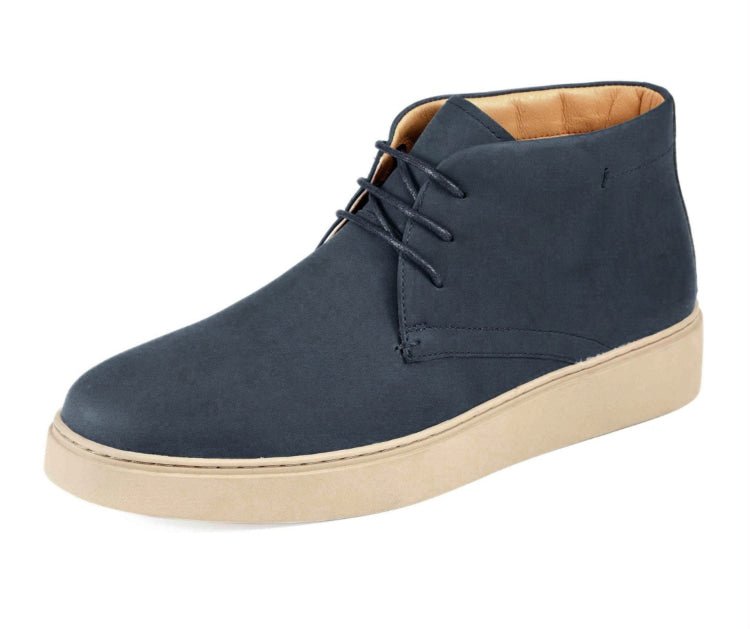 Amali Zale Men’s Chukka Boots Blue Suede
