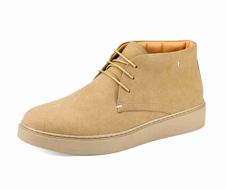 Amali Zale Suede Chukka Boots Men’s Tan Suede