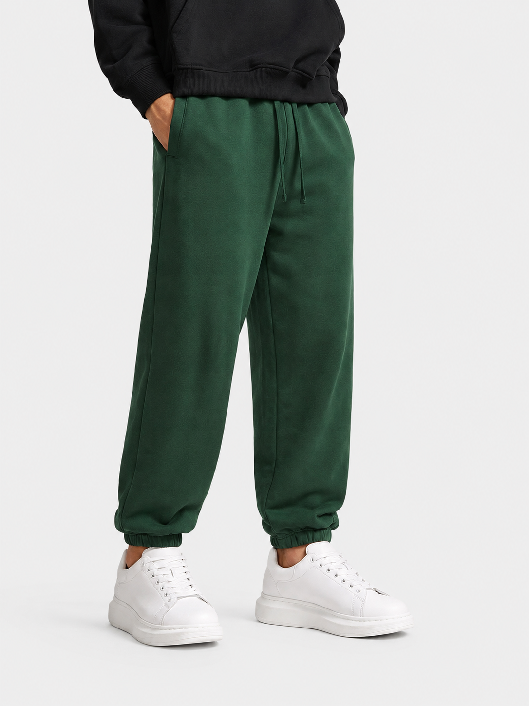 Apollo Moda Apollo Heavyweight Cotton Green Sweatpants – main view