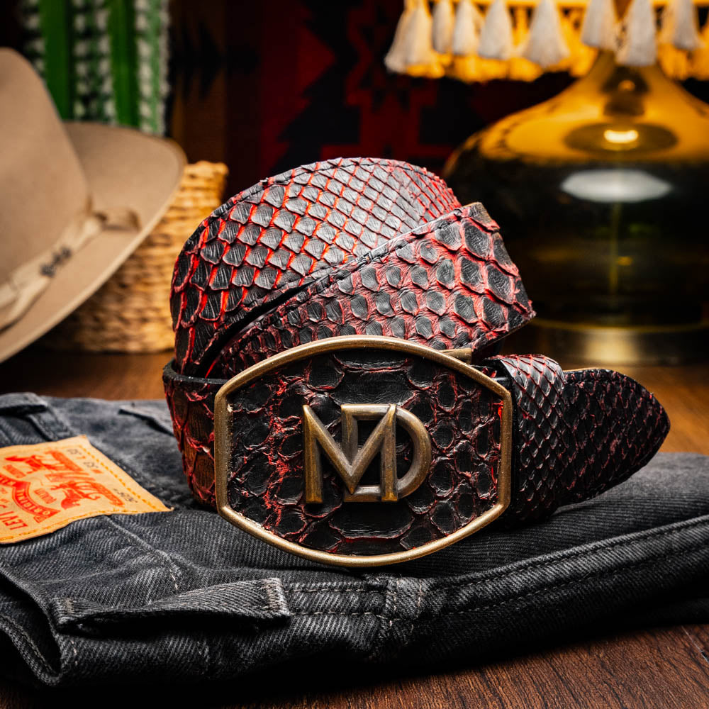 Marco Di Milano Arkansas Belt BlackCherry – product view 5