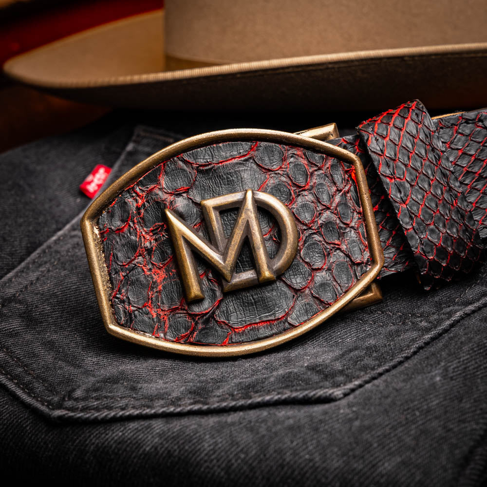 Marco Di Milano Arkansas Belt BlackCherry – product view 8