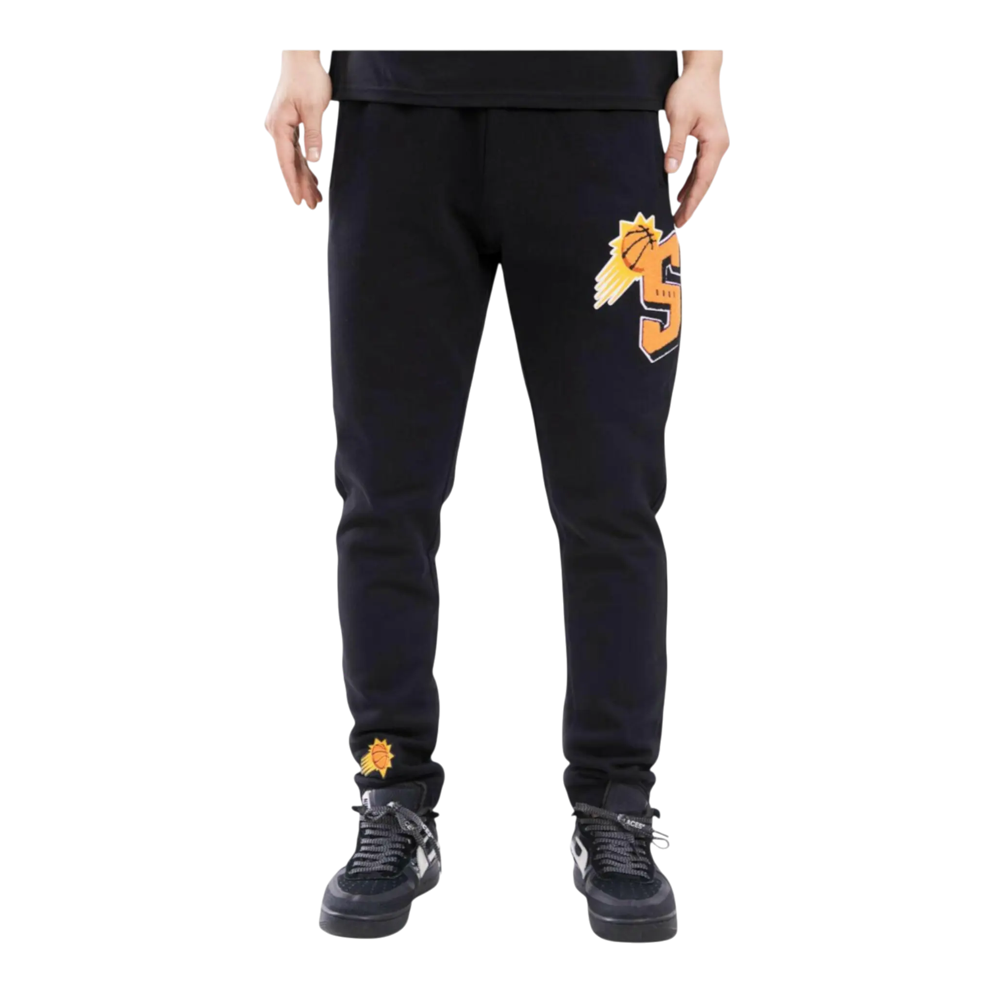 Pro Standard NBA Phoenix Suns Mash Up Logo Men's Sweatpants — Black