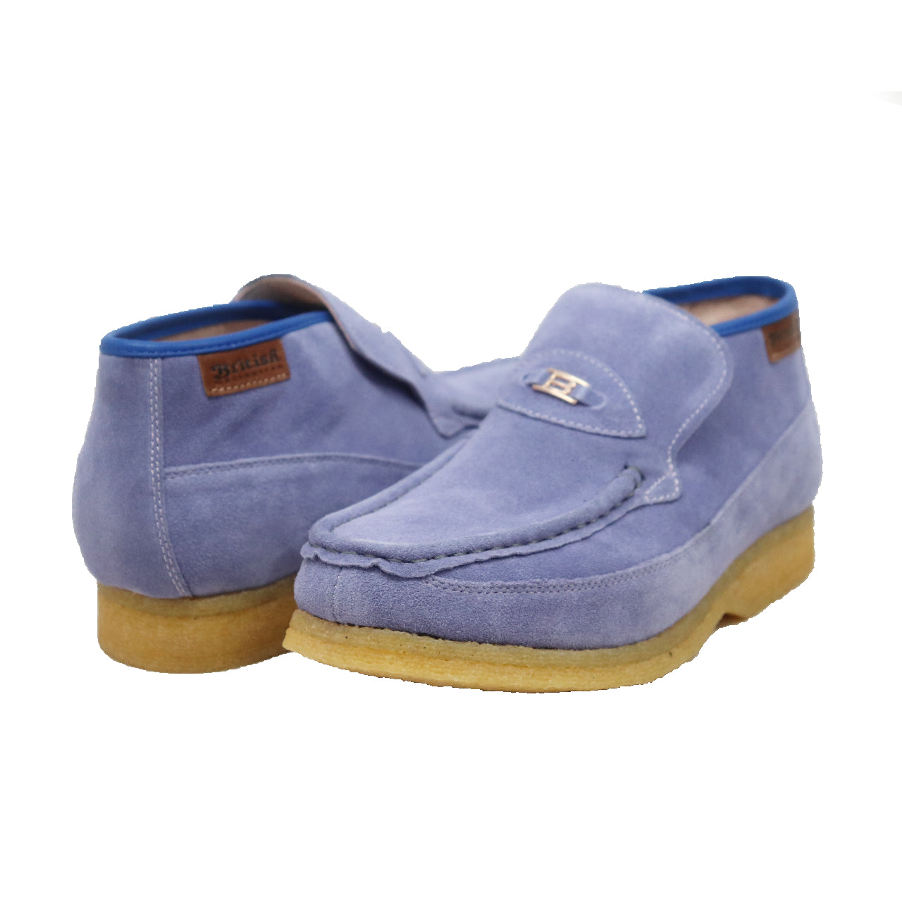 British Walkers BWB Men's Suede Slip On Shoes view 26