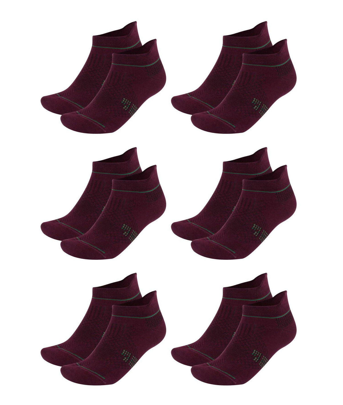 Men's & Women's Bamboo Ankle Socks 6-Pack β product view 50